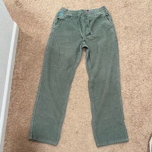Empyre Olive Corduroy Pants for Men